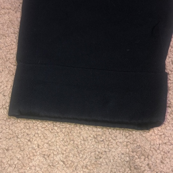 VINCE. Crop Cotton Utility Cuffed Cargo Pant Black 0 - Picture 10 of 15